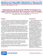 Telemedicine Use During the COVID19 Pandemic by Officebased Physicians and Longterm Care Providers