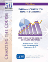 Program 2010 National Conference on Health Statistics  National Center for Health Statistics August 1618 2010 Omni Shoreha Hotel Washington DC