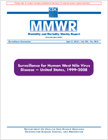Morbidity and Mortality Weekly Report MMWR Surveillance Summaries April 2010  Vol 59  No SS2