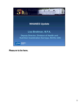 NHANES Update February 9 2012