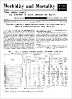 Morbidity and Mortality Weekly Report Vol 6 No 28 for Release July 19 1957