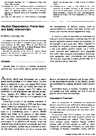 Alcohol dependency prevention and early intervention