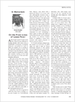 On the Front Lines of Lassa Fever