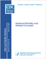 Maternal Mortality and Related Concepts
