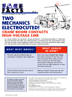 FACE Facts Two Mechanics Electrocuted Crane Boom Contacts HighVoltage Line