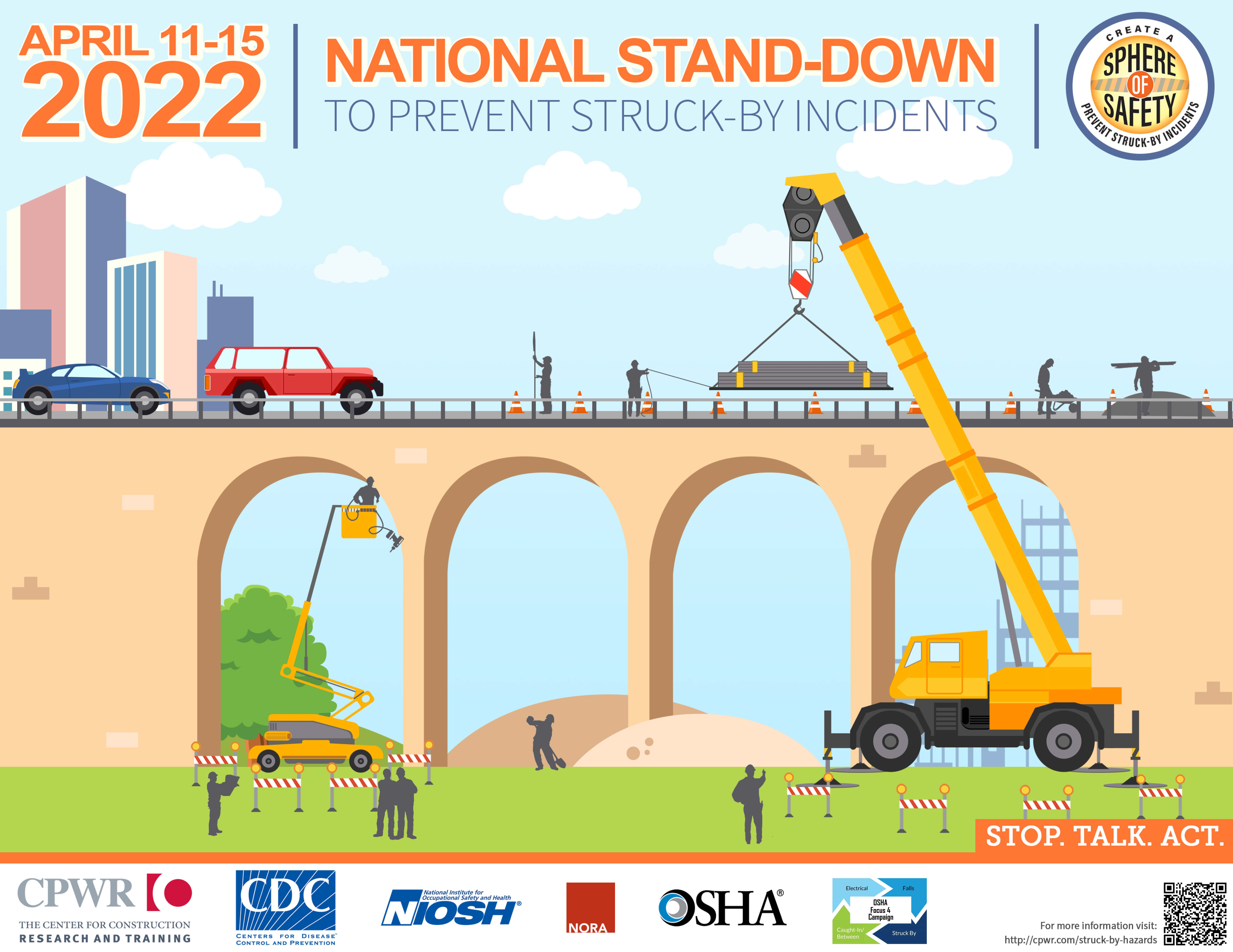 National Safety Stand-Down to Prevent Falls in Construction : April 11-15, 2022