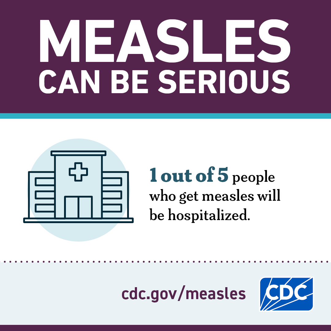 Measles Can be Serious: Hospitalization