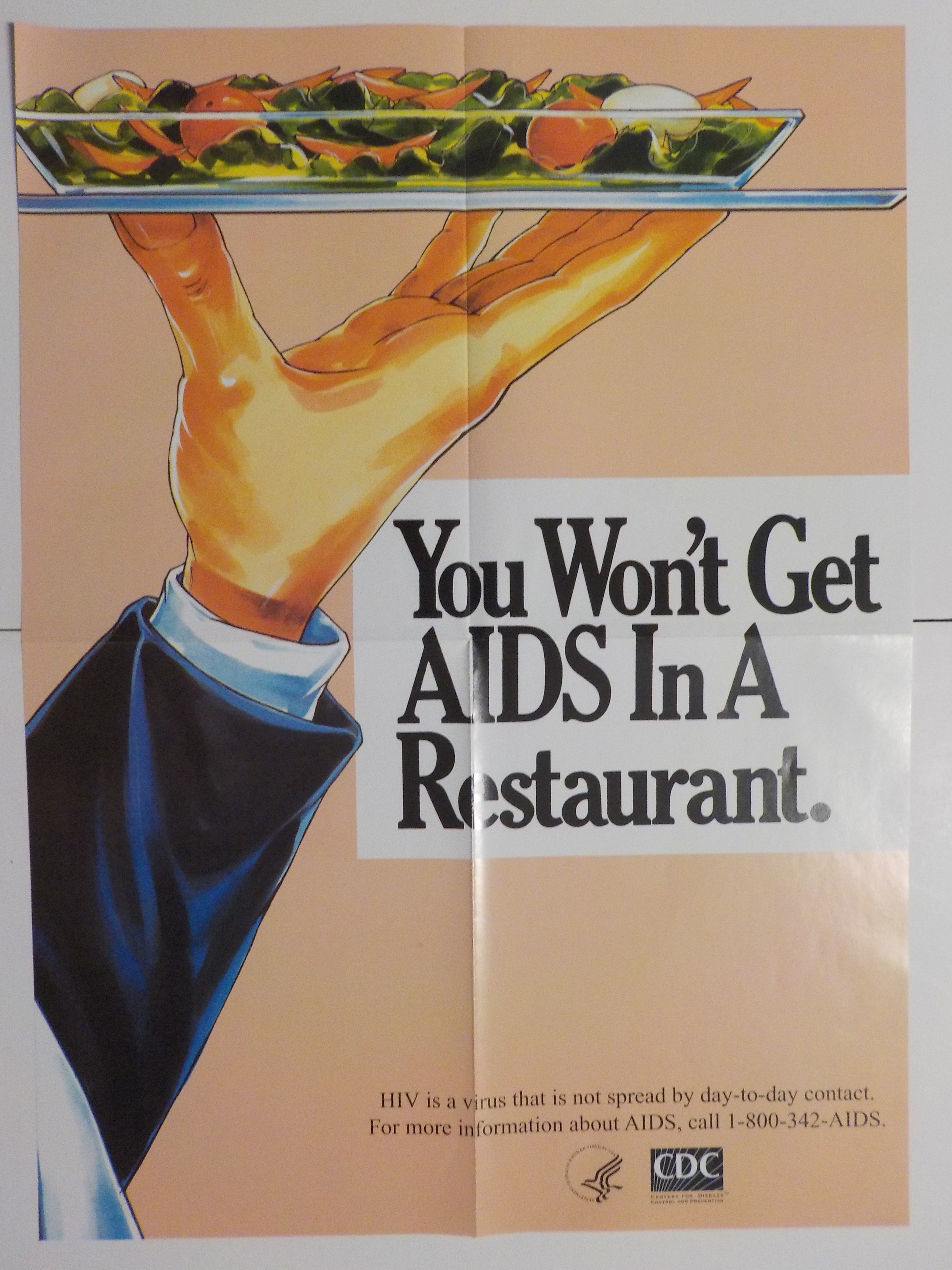 You won't get AIDS in a restaurant
