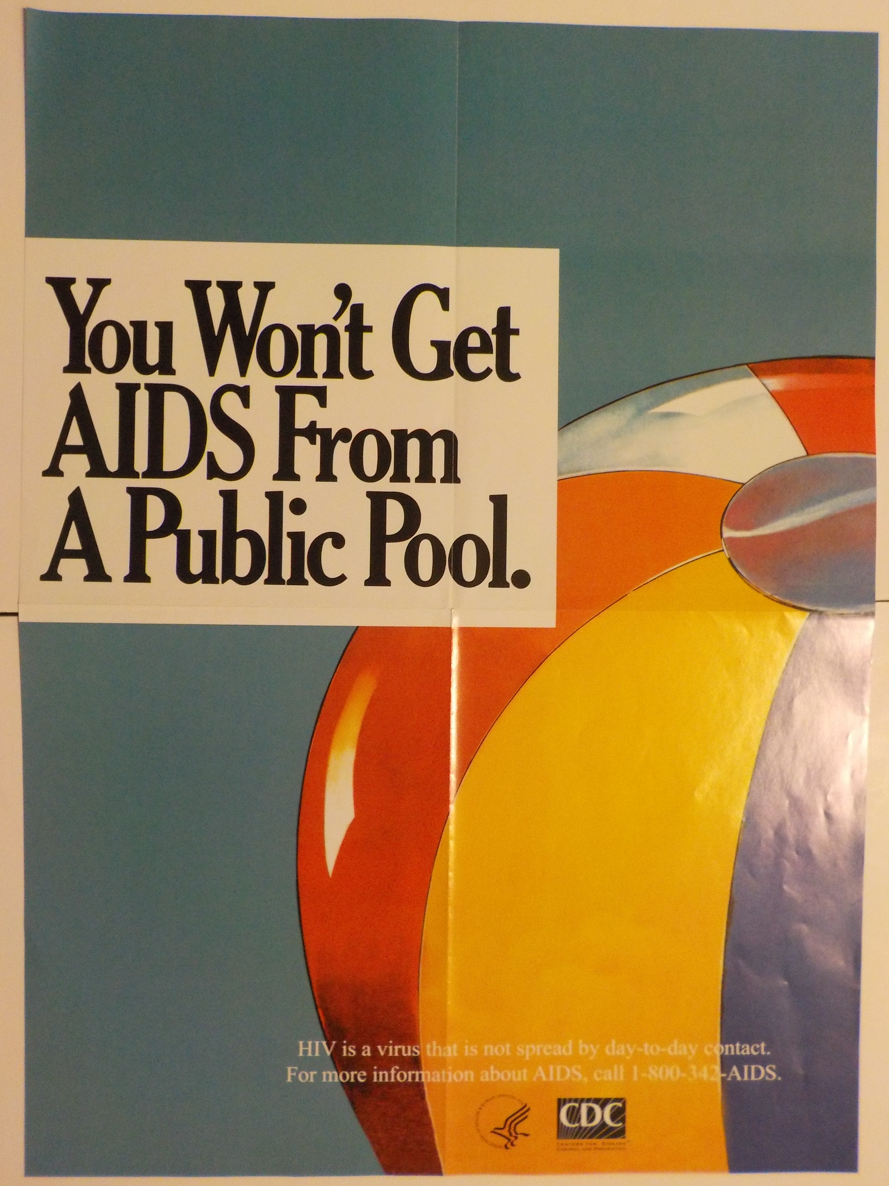 You won't get AIDS from a public pool