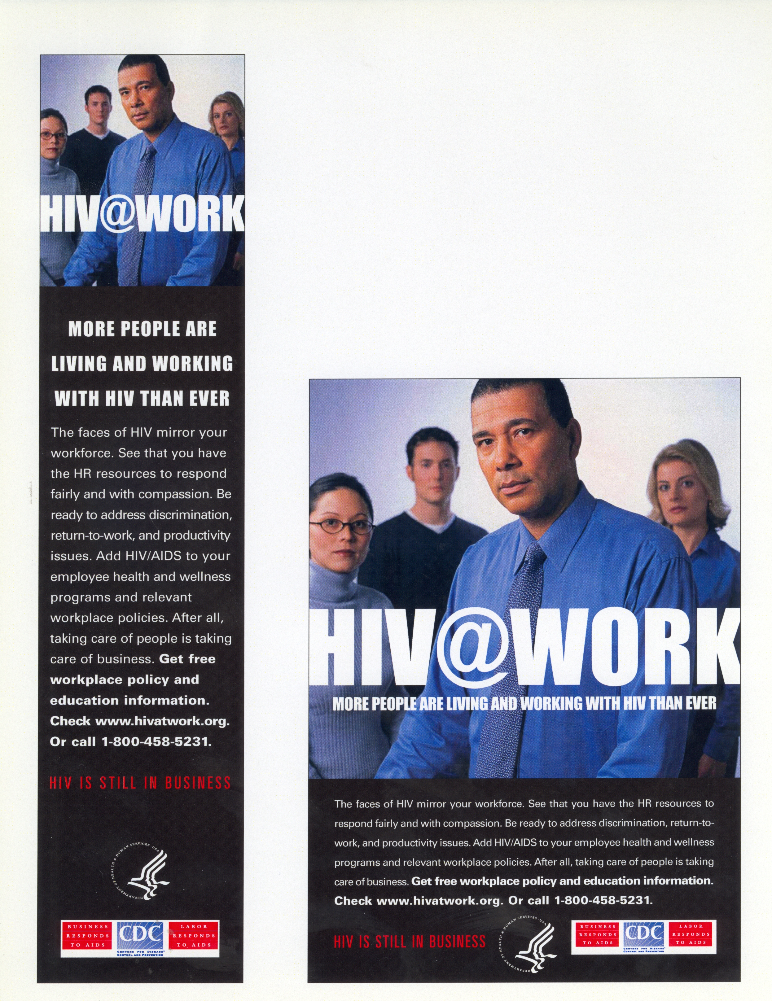 HIV@Work : more people are living and working with HIV than ever