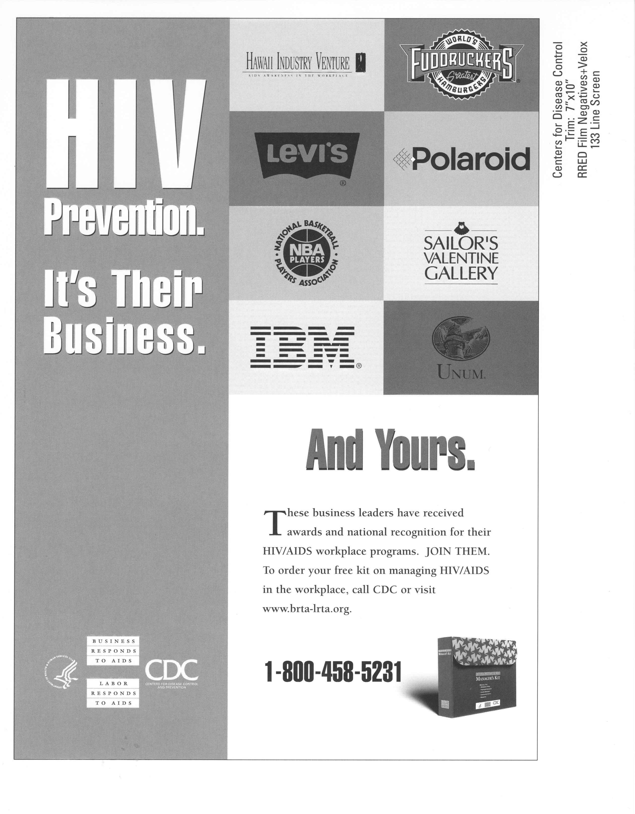 HIV prevention. it's their business. And yours.