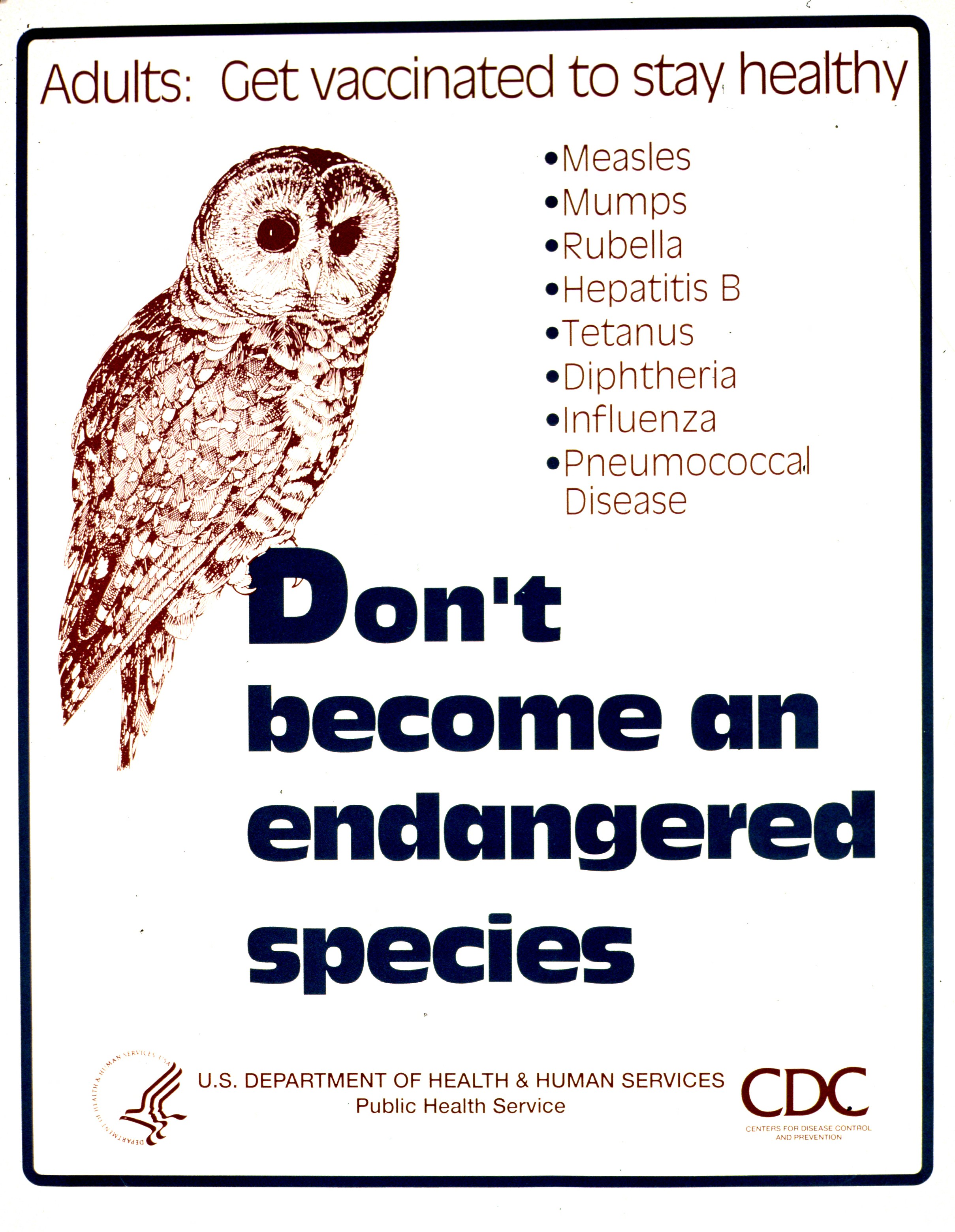 Don't become an endangered species