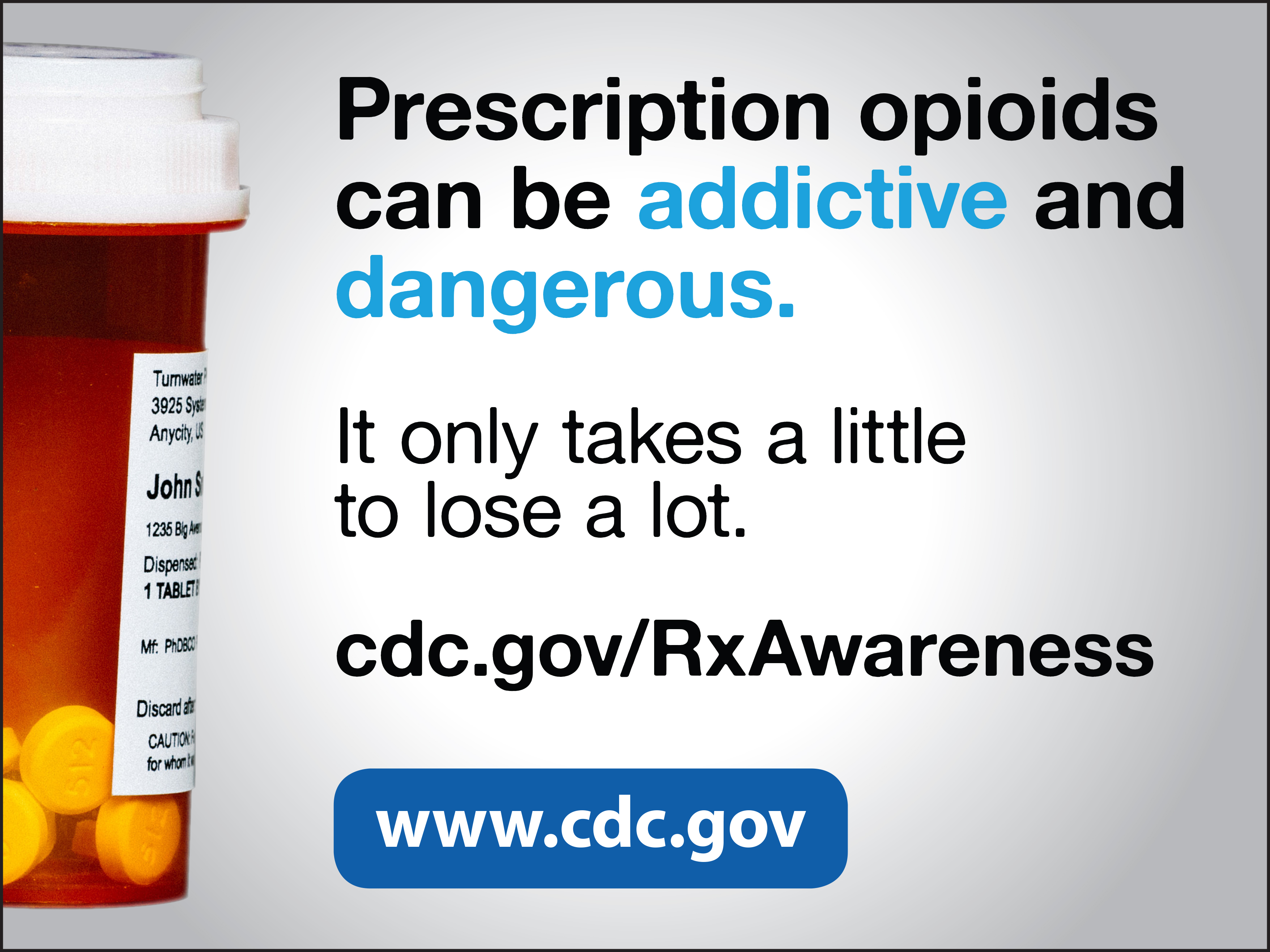 Prescription opioids can be addictive and dangerous