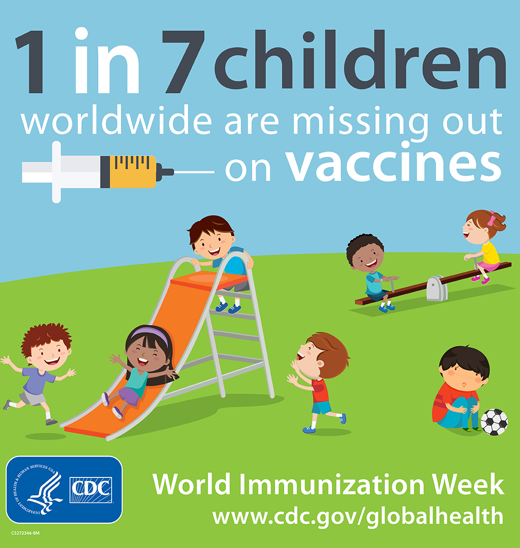 1 in 7 children worldwide are missing out on vaccines