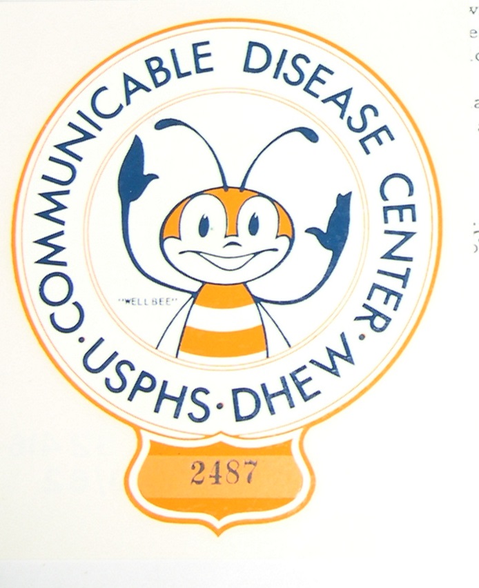 Communicable Disease Center Wellbee employee car decal