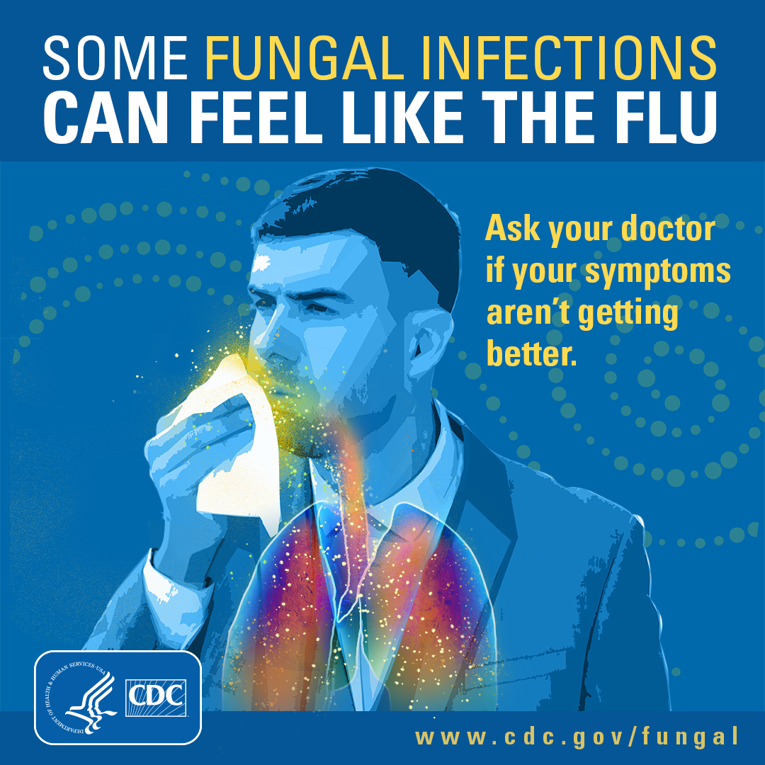 Some fungal infections can feel like the flu