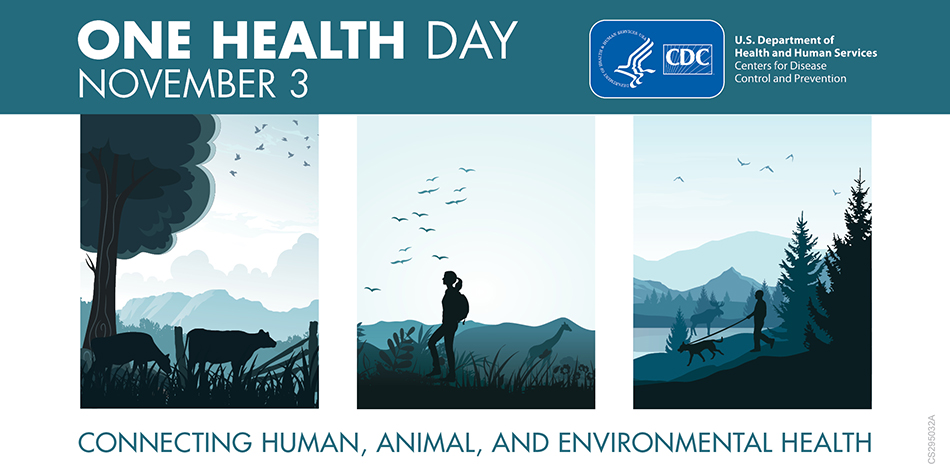 One Health Day : November 3 : connecting human, animal, and environmental health