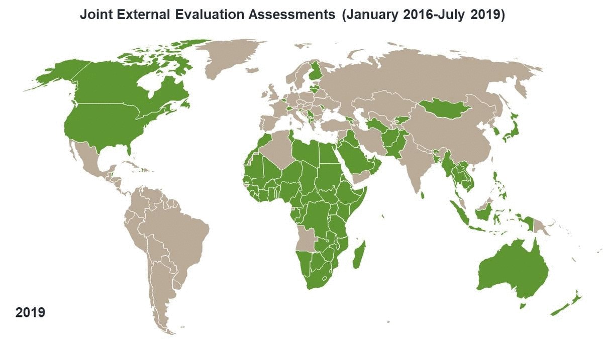 Joint External Evaluation Assessments (January 2016-July 2019)